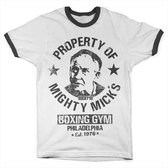 Rocky Heren Tshirt -M- Mighty Mick's Gym Wit