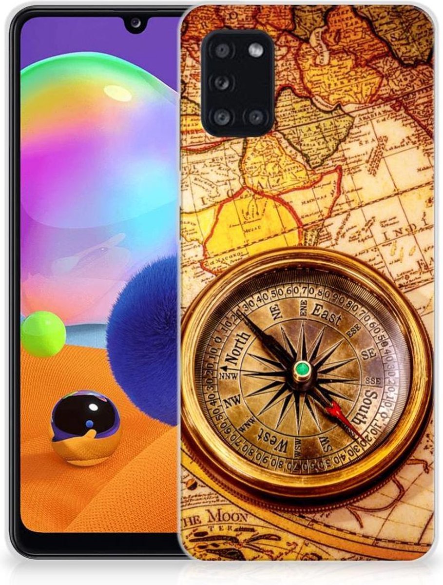 Samsung Galaxy A31 Siliconen Back Cover Kompas