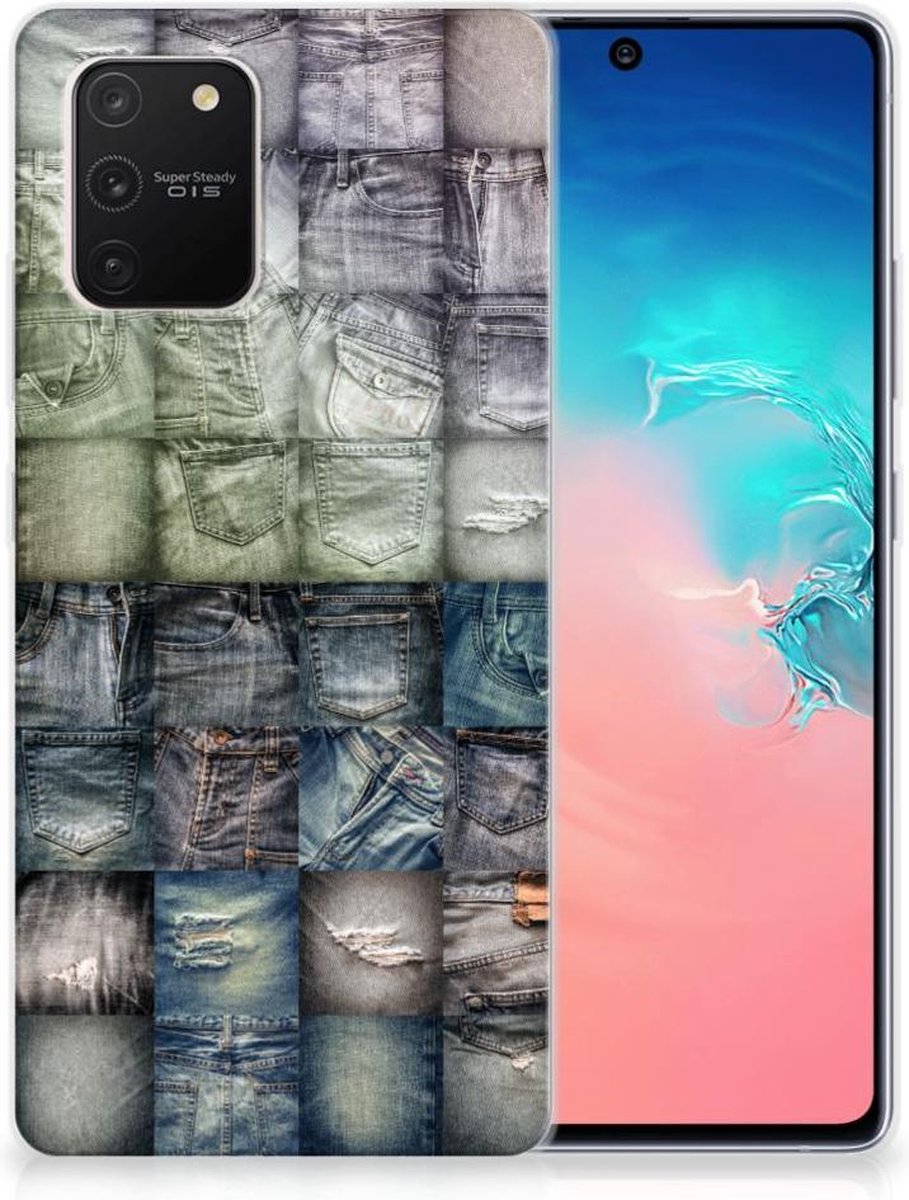 TPU Hoesje voor Silicone Back Cover Samsung Galaxy S10 Lite Spijkerbroeken