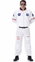 Karnival Costumes Astronaut kostuum voor heren Carnavalskleding Heren Carnaval - Polyester - Maat S - 2-Delig Jumpsuit/Riem
