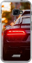 Samsung Galaxy Xcover 4 Hoesje Transparant TPU Case - Audi R8 Back #ffffff