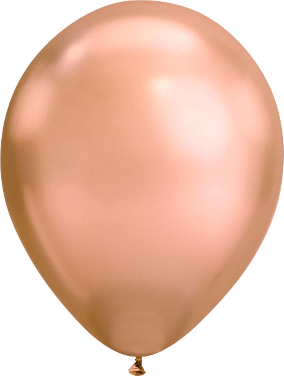 Ballonnen - Chrome Rose Goud - 100 Stuks