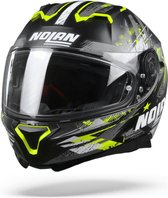 Nolan N87 Carnival 85 Flat Black Yellow Anthracite Integraalhelm - Motorhelm - Maat XL