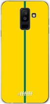 Samsung Galaxy A6 Plus (2018) Hoesje Transparant TPU Case - FSC Groen & Geel #ffffff