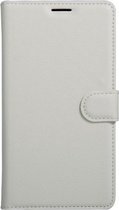 For QiKU 360 Q5 Litchi structuur horizontaal Flip PU lederen hoesje met houder & Card Slots & Walletwit