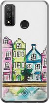 Huawei P Smart 2020 hoesje siliconen - Amsterdam | Huawei P Smart (2020) case | multi | TPU backcover transparant