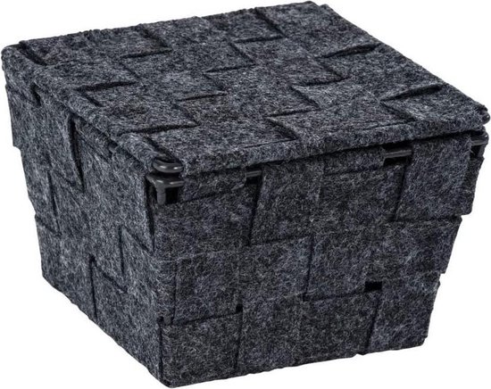 Wenko Opbergmand Adria Feltro 14 Cm Polyester Antraciet