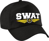 Politie SWAT speciale eenheid logo zwart pet / baseball cap voor kinderen - Politie verkleedkleding