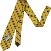 Harry Potter Hufflepuff Geweven Logo Stropdas - Officiële Merchandise
