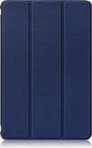 Shop4 - Samsung Galaxy Tab S7 Hoes/ Samsung Galaxy Tab S8 Cover - Smart Book Case Donker Blauw