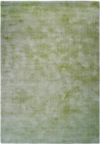 Groen vloerkleed - 80x150 cm  -  Effen A-symmetrisch patroon - Modern Modern