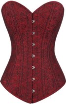 Attitude Holland Overbust korset -XS- Elodiron Rood