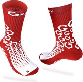 Gravity Performance Gripsokken |  Burgundy - maat 40-45