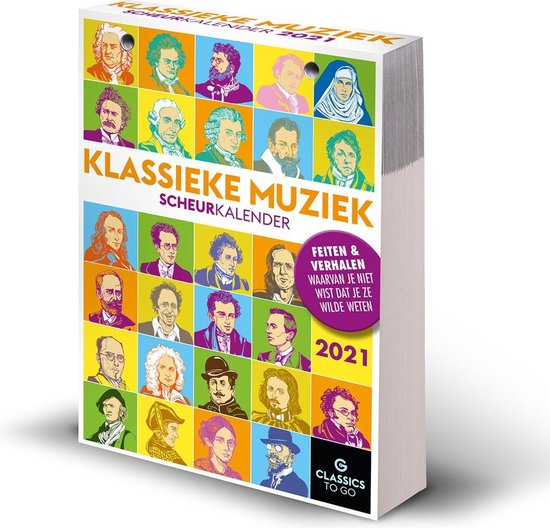 Scheurkalender Klassieke Muziek 2021 - Universal Music Classics & Jazz