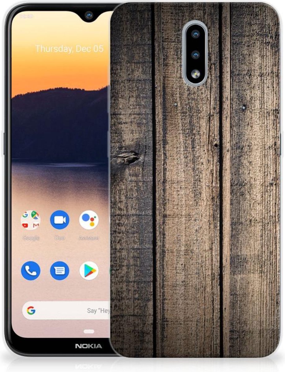 Nokia 2.3 Bumper Hoesje Steigerhout