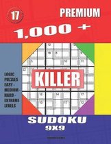 1,000 + Premium sudoku killer 9x9: Logic puzzles easy - medium - hard - extreme levels