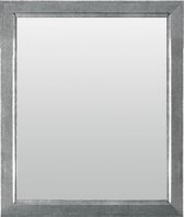 Spiegel Jaipur Zilver 46x66 cm – Karen – Zilveren Wandspiegel – Muur Spiegel – Spiegel Hal – Perfecthomeshop