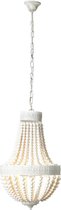 BRILLIANT lamp Liba kroonluchter 3 lichts wit | 3x D45, E14, 18W, geschikt voor vallampen (niet inbegrepen) | Schaal A ++ tot E | Ketting kan worden ingekort