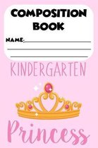 Composition Book Kindergarten Princess