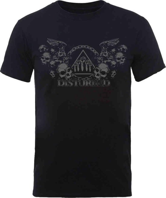 Disturbed - Beware The Vultures Heren T-shirt - M - Zwart