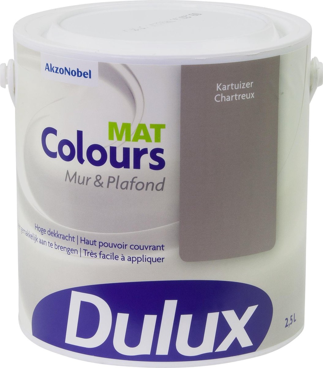 Dulux Colours Mur & Plafond - Mat - Kartuizer - 2,5 Liter