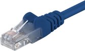 CAT5e UTP patchkabel / internetkabel 0,25 meter blauw - CCA - netwerkkabel