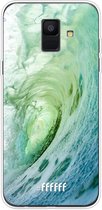 Samsung Galaxy A6 (2018) Hoesje Transparant TPU Case - It's a Wave #ffffff