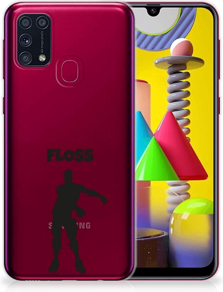 Samsung Galaxy M31 Telefoonhoesje met Naam Floss