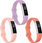 iMoshion Siliconen bandje Multipack voor Fitbit Alta (HR) - Roze / Oranje / Paars