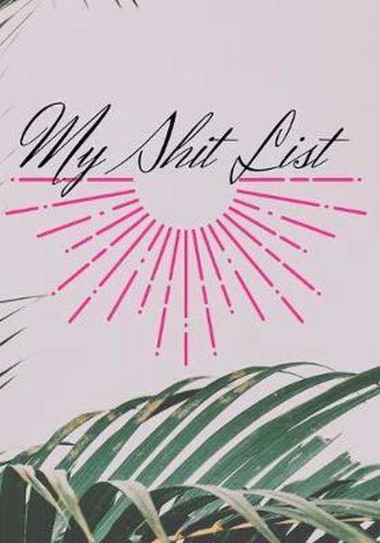 Shit List- My Shit List, Cross Haire | 9781694765420 | Boeken | bol