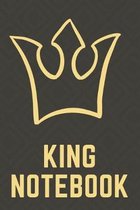 King Notebook: College Ruled Writer's Notebook for School, the Office, or Home! (6 x 9 inches, 110 pages)