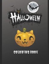 Halloween Coloring Book: Halloween Coloring Book, Black and White drawings and colored illustrations to be inspired! Funny Pumpkins, Witches, M