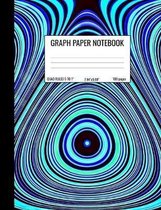 Graph Paper Notebook: Quad Ruled 5 Squares Per Inch Notebook for Students, Math and Science Composition Notebook - Fractal Art Geometric