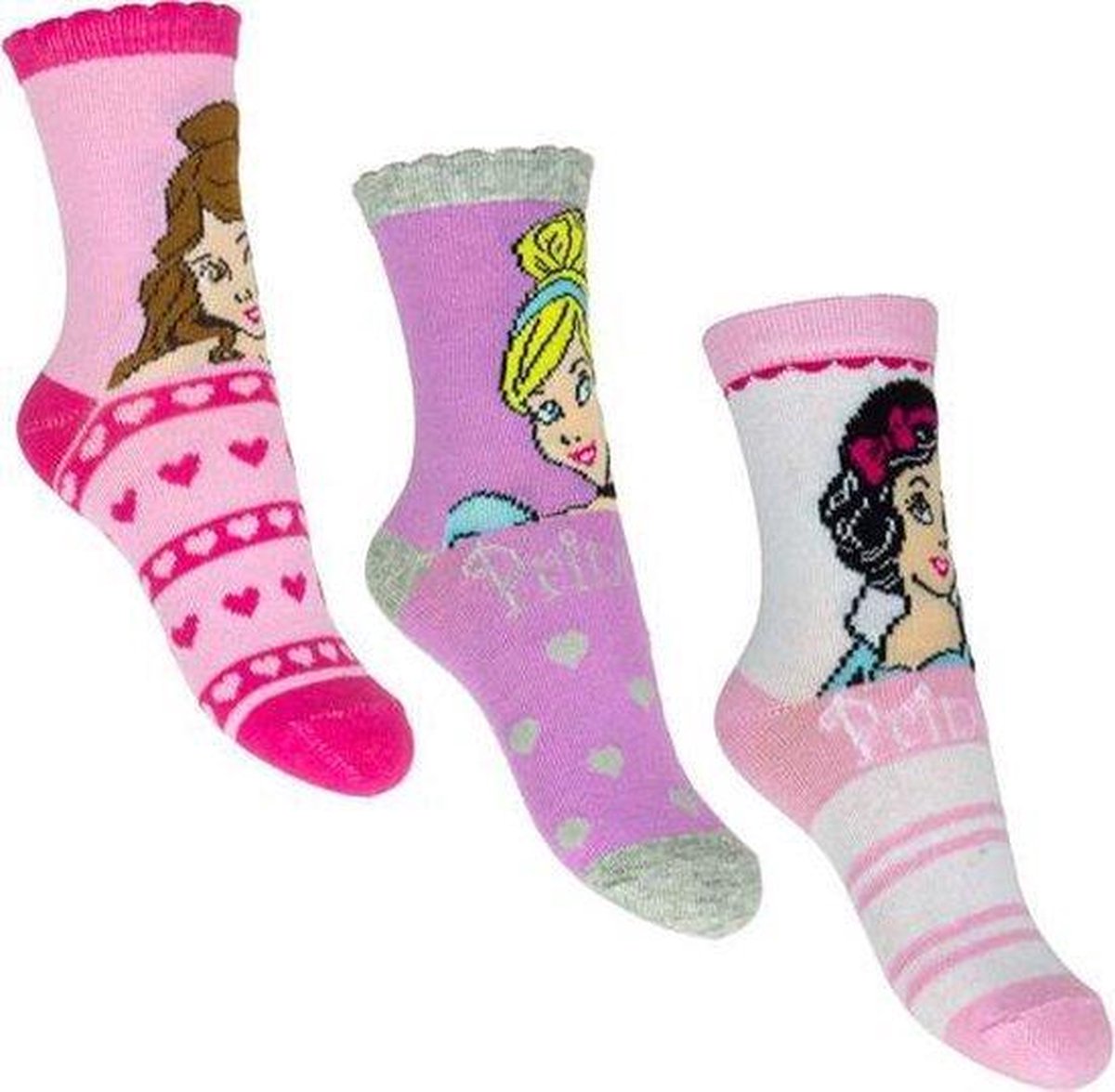 Disney Princess - sokken - 3 pack - maat 31-34