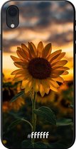 iPhone Xr Hoesje TPU Case - Sunset Sunflower #ffffff