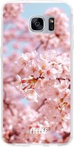 Samsung Galaxy S7 Edge Hoesje Transparant TPU Case - Cherry Blossom #ffffff