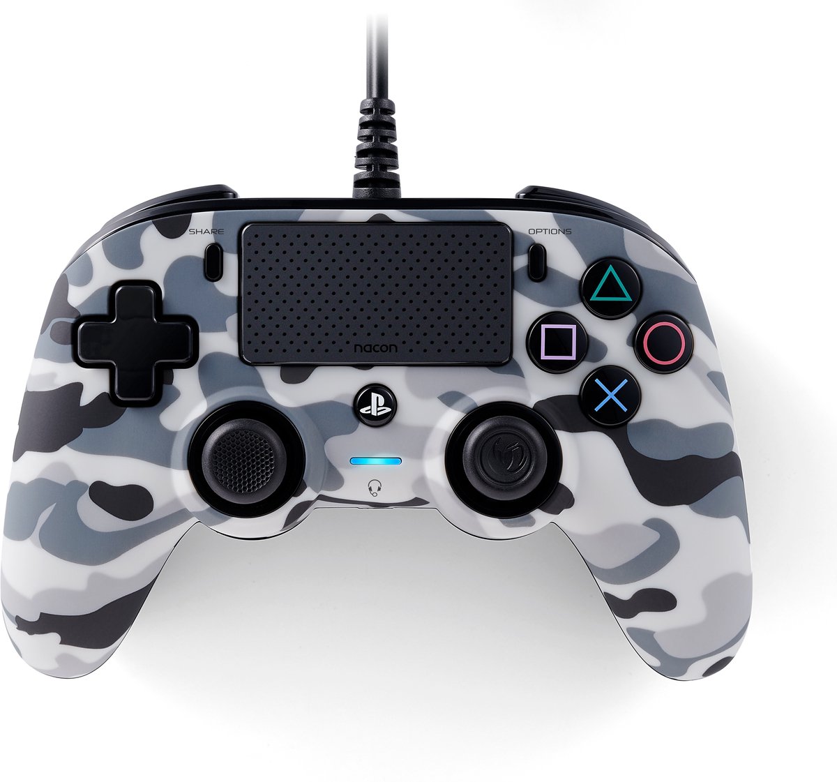 Bol.com Nacon Compact Official Licensed Bedrade Controller - PS4 - Camo Grijs aanbieding