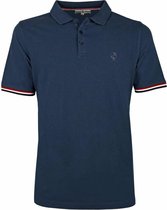 Heren Polo Bloemendaal Denim Blue  - Deep Navy / Silver