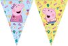 PROCOS - Peppa Pig vlaggenslinger - Decoratie > Slingers en hangdecoraties