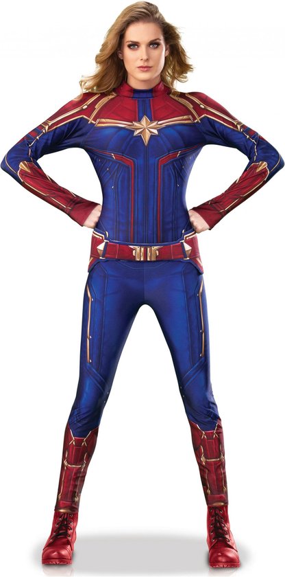 RUBIES FRANCE - Luxe Captain Marvel kostuum voor vrouwen - Large
