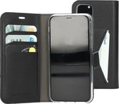 Mobiparts hoesje geschikt voor Apple iPhone 11 Pro - Wallet/Boekhoesje - Eco Leer - Magneet Sluiting - Opberg vakken - Zwart