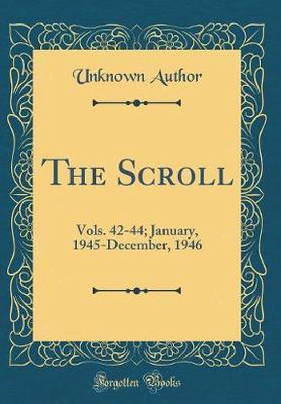 The Scroll, UNKNOWN AUTHOR 9780364007242 Boeken