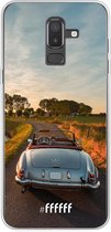 Samsung Galaxy J8 (2018) Hoesje Transparant TPU Case - Oldtimer Mercedes #ffffff