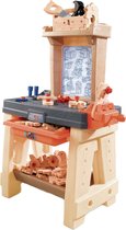 Step2 Real Projects Speelgoedwerkbank - Werkbank voor kinderen incl. 65-delige accessoire-set - Kunststof speelgoed