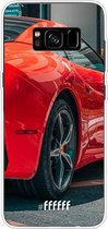 Samsung Galaxy S8 Plus Hoesje Transparant TPU Case - Ferrari #ffffff