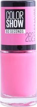 Maybelline Color Show 262 Pink Boom vernis à ongles 7 ml Rose