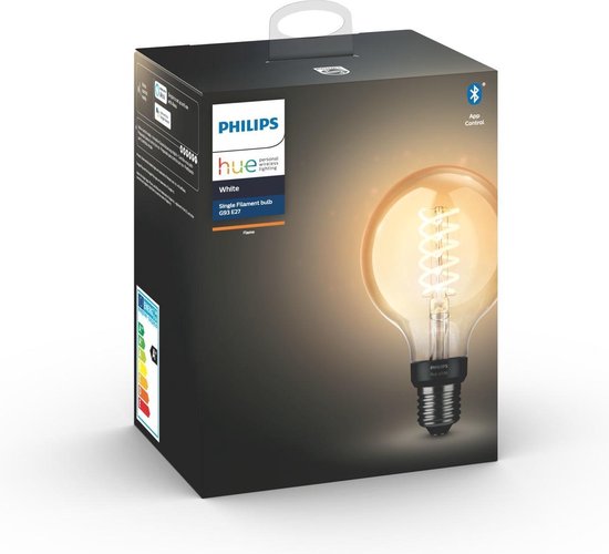 Filament Lamp - White - G93/E27 - losse lamp - Bluetooth