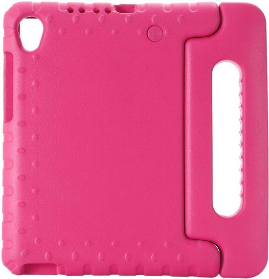 Kinder Tablethoes met Handvat Roze Geschikt voor Lenovo Tab M8 - Tablethoes Kindvriendelijk - Beschermhoes voor Kinderen - Shockproof - met Standaard - Tegen Vallen