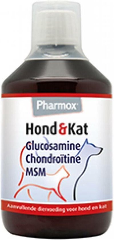nog een keer woonadres snijder Pharmox Hond & Kat Glucosamine 500 ml - Belangrijke bouwsteen voor honden  en katten -... | bol.com