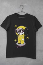 Chimmy Doodle T-Shirt ZWART Maat M | BTS BT21 Bangtan Boys Korea Kdrama K-Drama Kpop K-pop korean boy band Muziek music